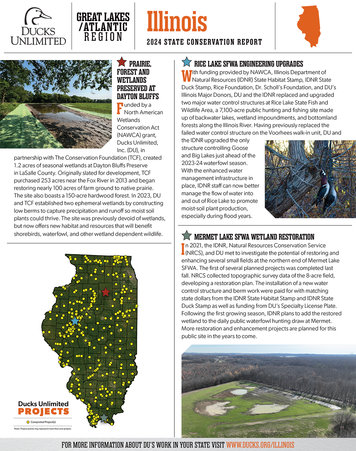 2024 Illinois State Conservation Report Ducks Unlimited